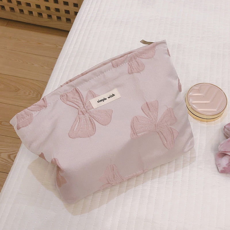 45 Travel Toiletry Organizer Retro Bowknot Jacquard Makeup Bag Women Canvas Cosmetic Pouch 45 Travel Toiletry Organizer Retro Bowknot Jacquard Makeup Bag Women Canvas Cosmetic Pouch